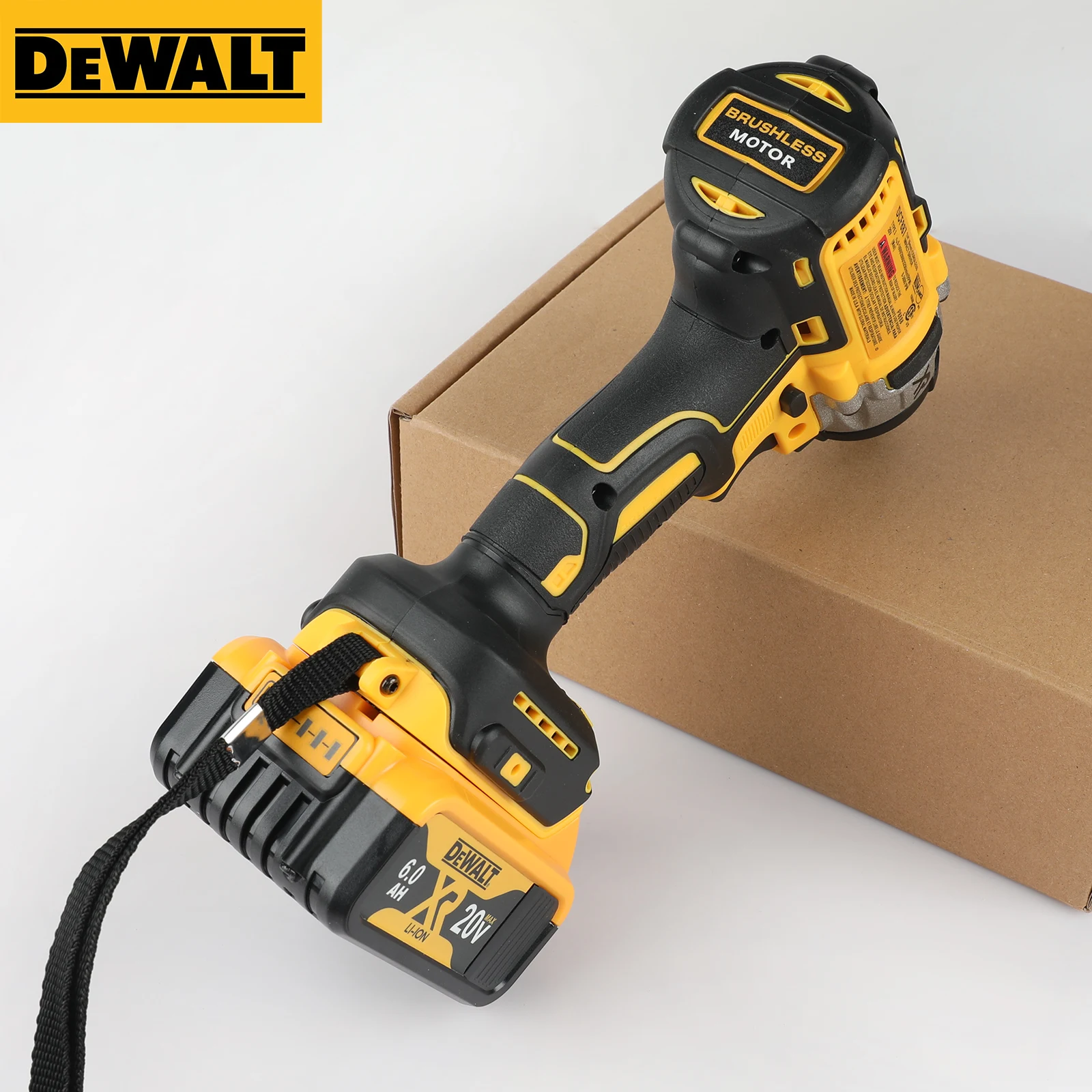 Dewalt DCD887 Trapano a percussione e cacciavite a percussione a batteria senza spazzole agli ioni di litio da 20 V - Powerhouse multifunzionale