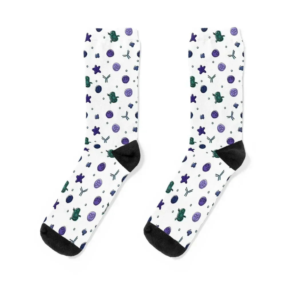 Immune Cells - Color Socks summer Stockings ankle anime Men Socks Women's