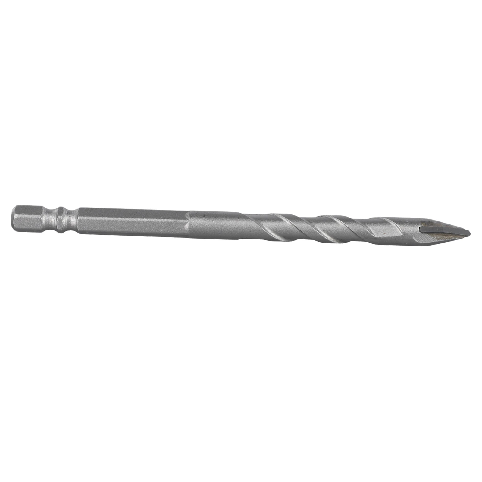 Hexagonal Shank Drill Bit Drill Bit 8mm High Hardness Cemented Carbide Hex Shape Handle Sliver Wear Resistance