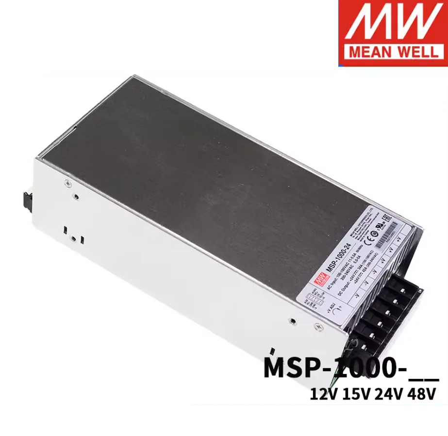 MEAN WELL MSP-1000 1000W Single Output Medical Type MSP-1000-12  12V MSP-1000-15  15V MSP-1000-24  24V MSP-1000-48  48V