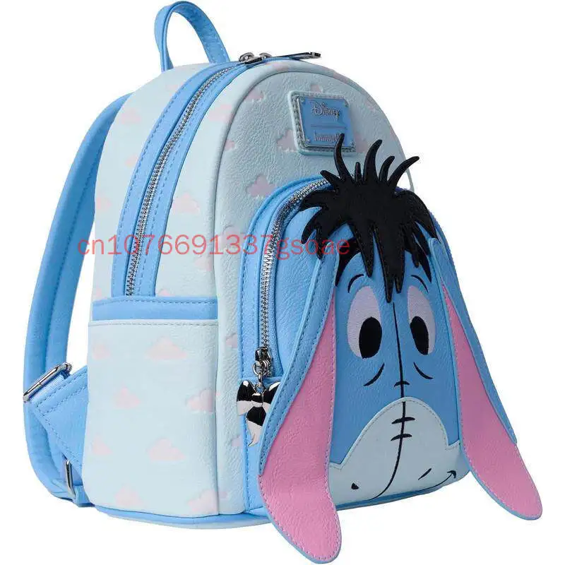 Loungefly Disney Eeyore Mini Backpack With Front Zipper Pocket Adjustable Shoulder Straps For Women Daily Casual Travel view 5
