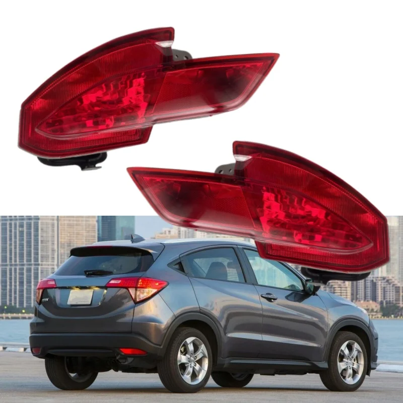 Car Rear Bumper Fog Light Lamp Reflector For Honda VEZEL HRV HR-V 2014 2015 2016 2017 2018 RU1 RU5 RU6 Accessories