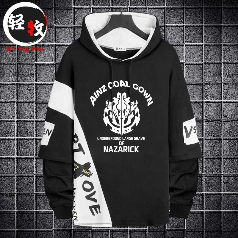 

Толстовка Unkillable King с длинными рукавами из чистого хлопка, повседневная свободная толстовка с принтом для молодежи, осень-зима