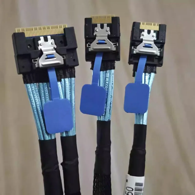 Slim SAS4.0 1/2 To SFF-8654 8i-4i NVME Protocol PCIe 4.0 Server Cable 79cm 106cm