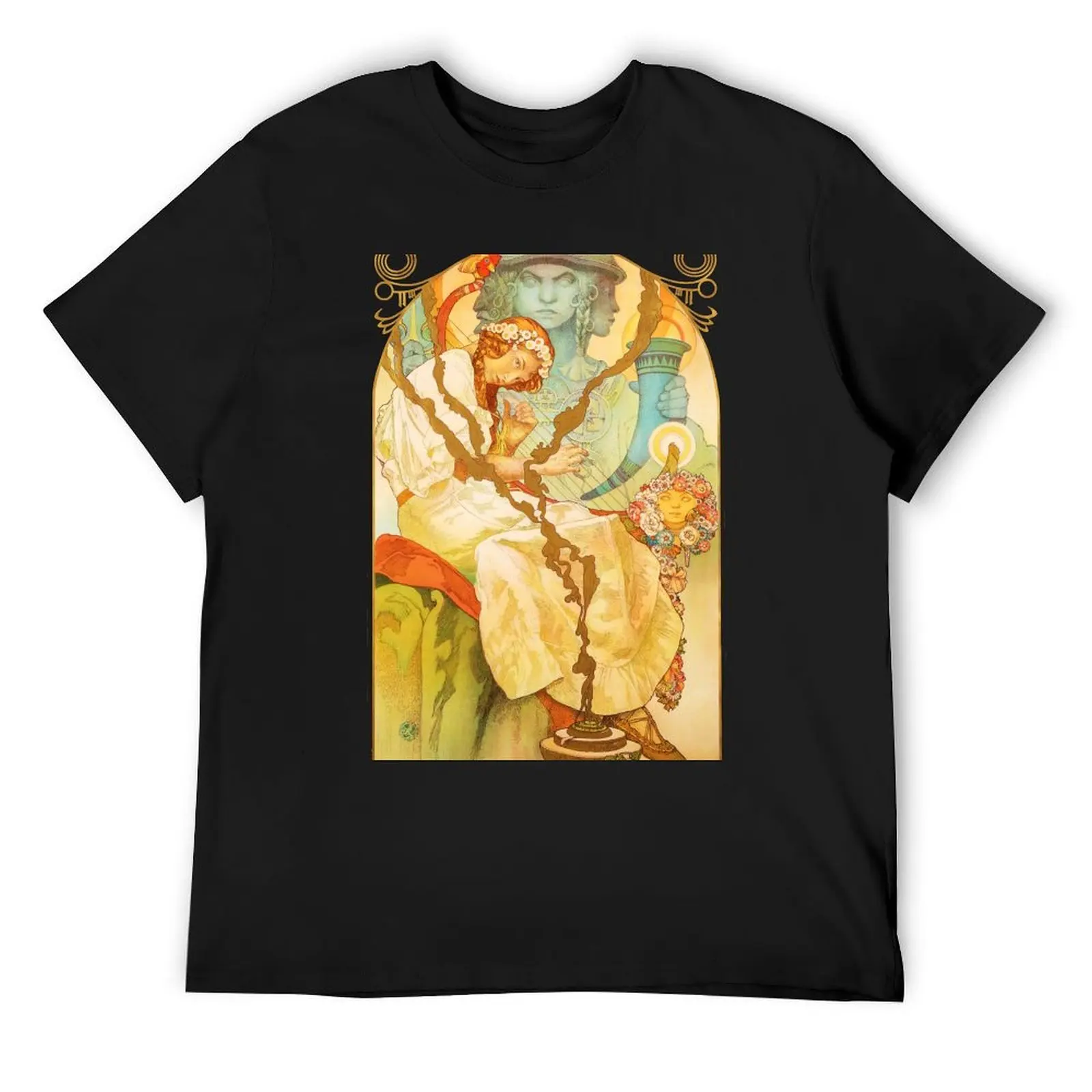 

The Slav Epic (1928), Alphonse Mucha Art Nouveau - HIGH DEFINITION T-Shirt hippie clothes mens plain t shirts