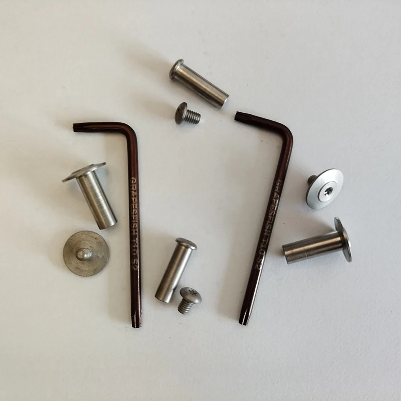 Custom Eixo Eixo Parafusos Mod Peças de Reposição para Leatherman Surge Alicate Ferramentas com T10 Torx Wrench Conjunto Completo Cnc Usinado