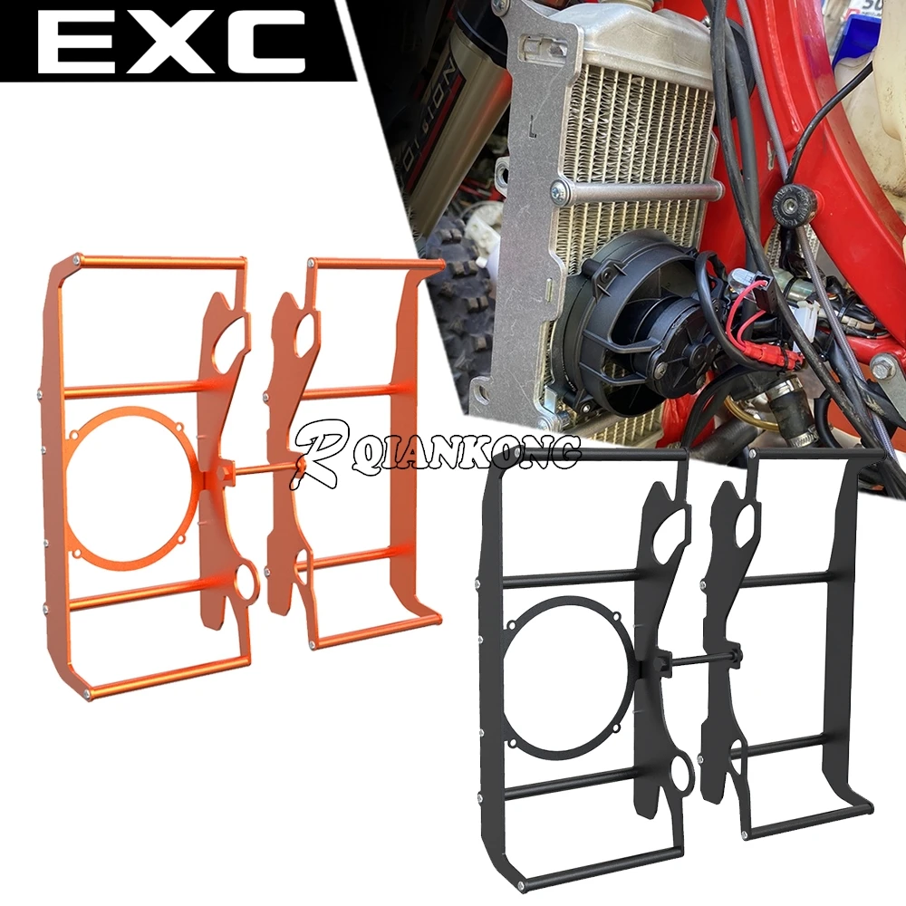 Motorcycles For Husqvarna GasGas EXC 2T 4T Radiator Protective Cover Grill Guard Grille Protector For EXC 2T 4T 2020-2024 2025