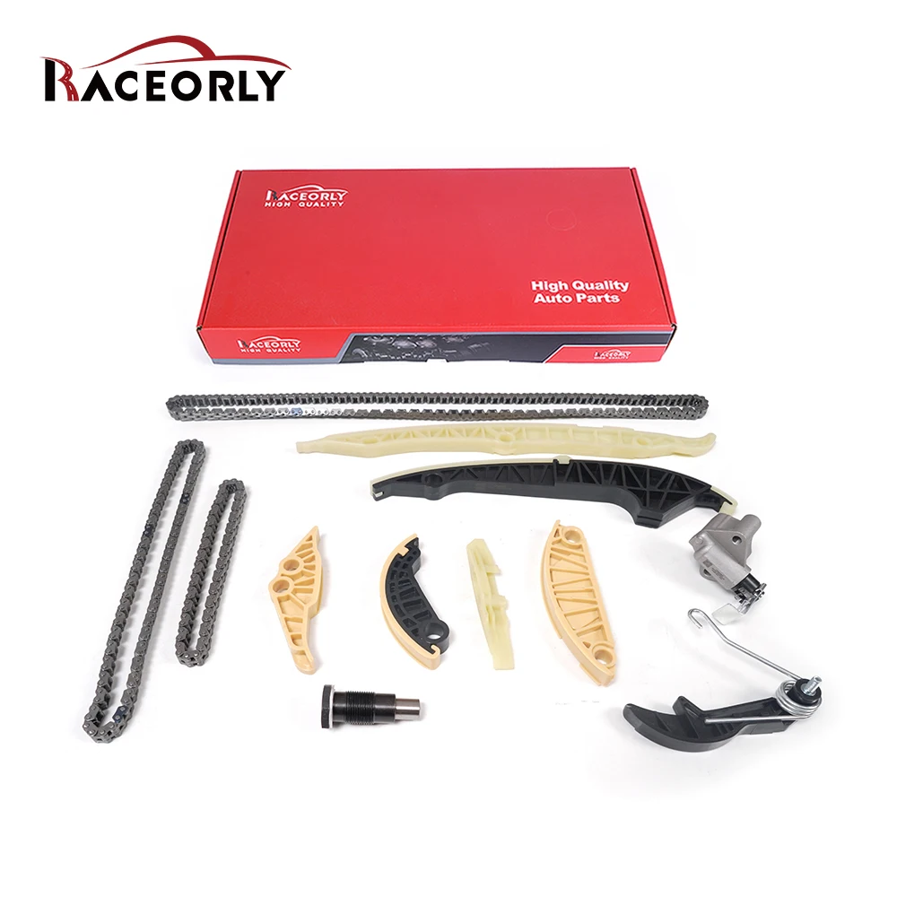 

RACEORLY 12 шт. комплект цепи ГРМ двигателя для VW Passat GTI Audi S3 EA888 1,8 T 2,0 T