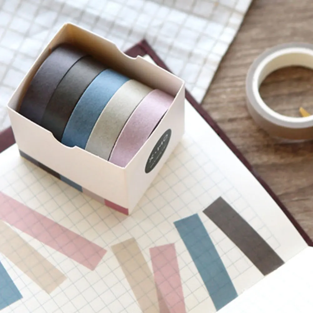 10 قطعة 10 لفات الملونة اشي الشريط زهر الكرز تصميم Diy بها بنفسك الحرفية الديكور هدية التفاف ألبوم صور مجلة لوازم #4