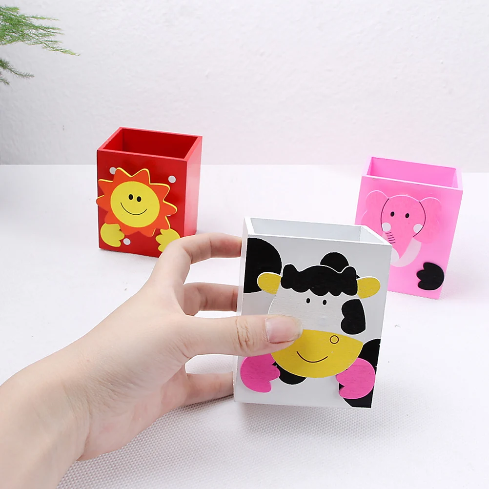 

Cartoon Animal Pen Holder Holders Kawaii Desk Accessories Desktop Decorative Pencil