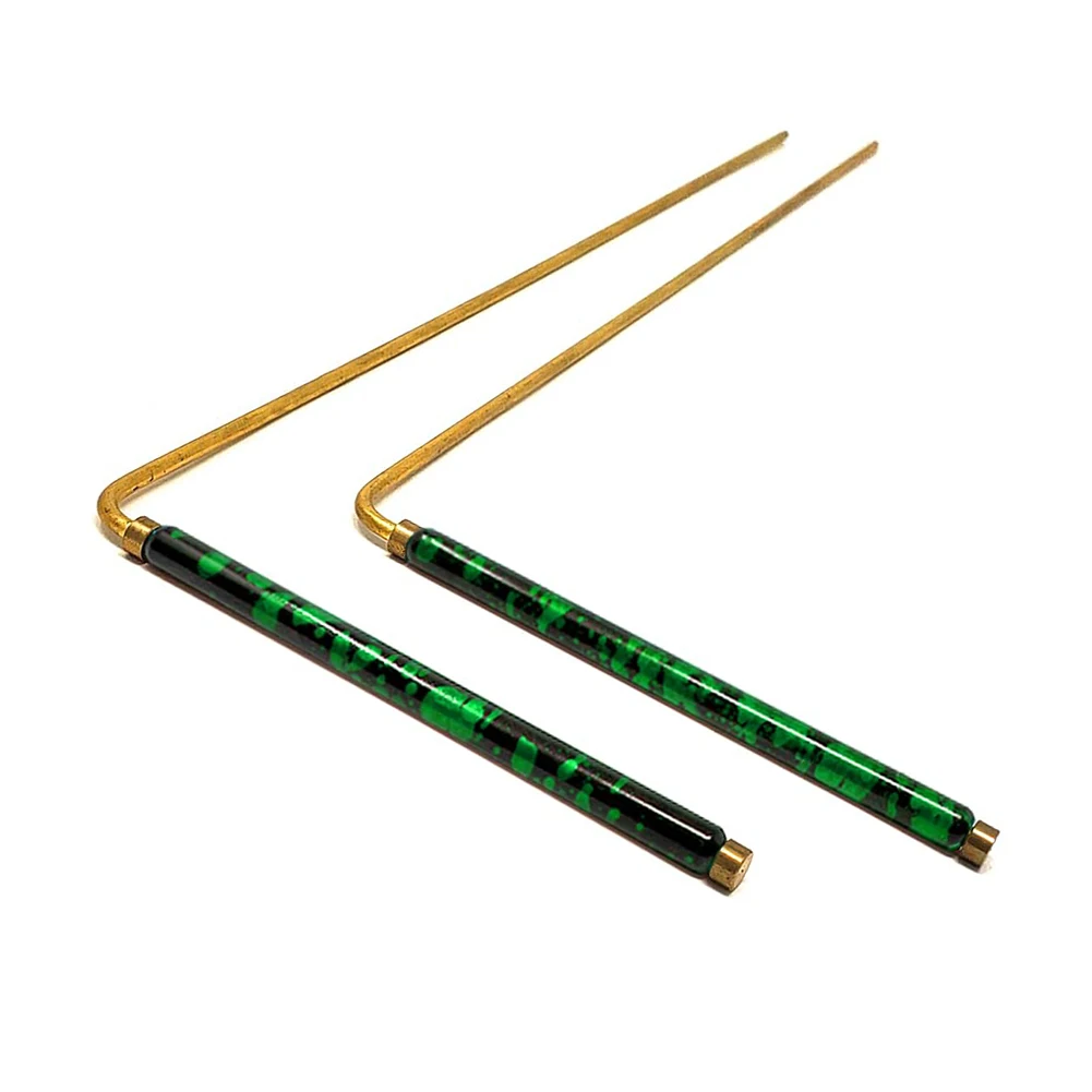 2Pcs 99.9% Pure Copper Dowsing Rod Water Divining Witching Energy Healing Divining Rods Metal Detector Rod Copper Probe view 3