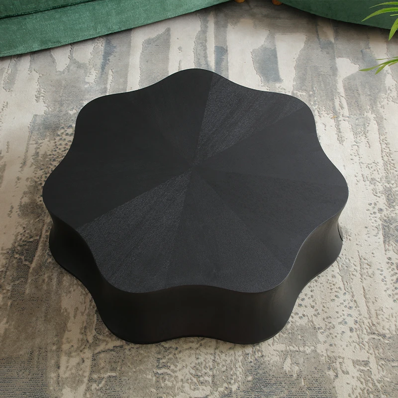 

Black Xenomorph Coffee Table Modern Space Saving Universal Living Room Salon Side Table Accent Couchtisch Space Saving Furniture