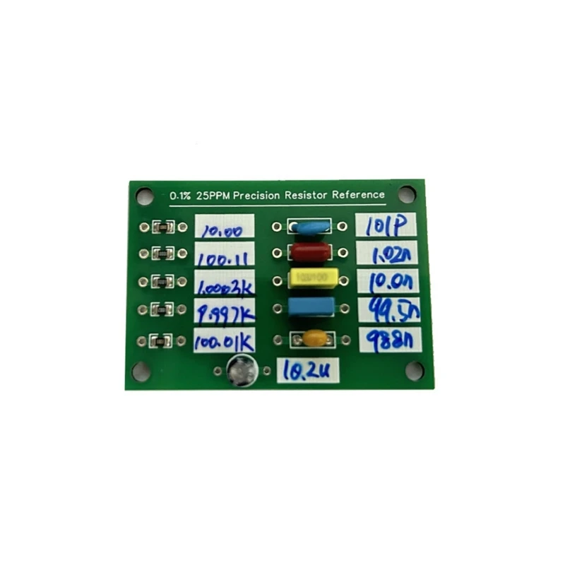 Resistor Capacitors Board Compatibility Resistance Reference Plate 0.1% 25PPM for Ad584 LM399 Automatic Test System QXNF