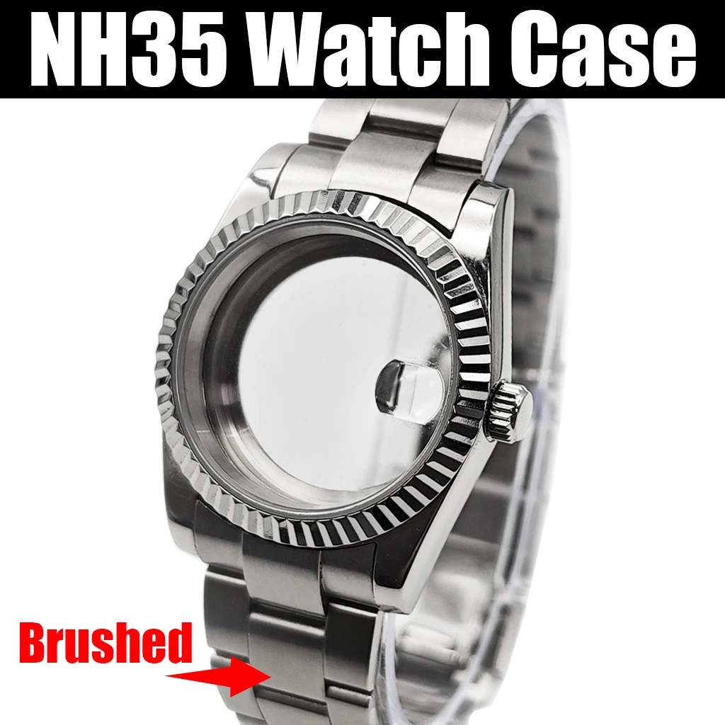 

Корпус RICHUS NH35 с сапфировым стеклом 36 мм/39 мм подходит для NH35 NH36 ETA2824 2836 Miyota8215 PT5000, аксессуары для часов с механизмом