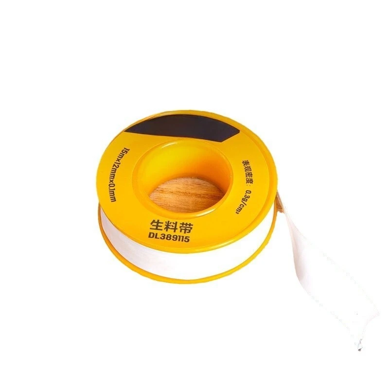 Raw material tape Waterproof tape Sealing tape PTFE 15m * 12mm [1 roll]