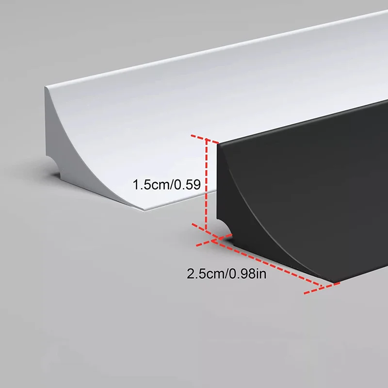 Tira de tapón de agua de silicona de 3 metros, presa de ducha de baño, barrera de inundación, separación en seco y húmedo, flexible, para encimera de cocina