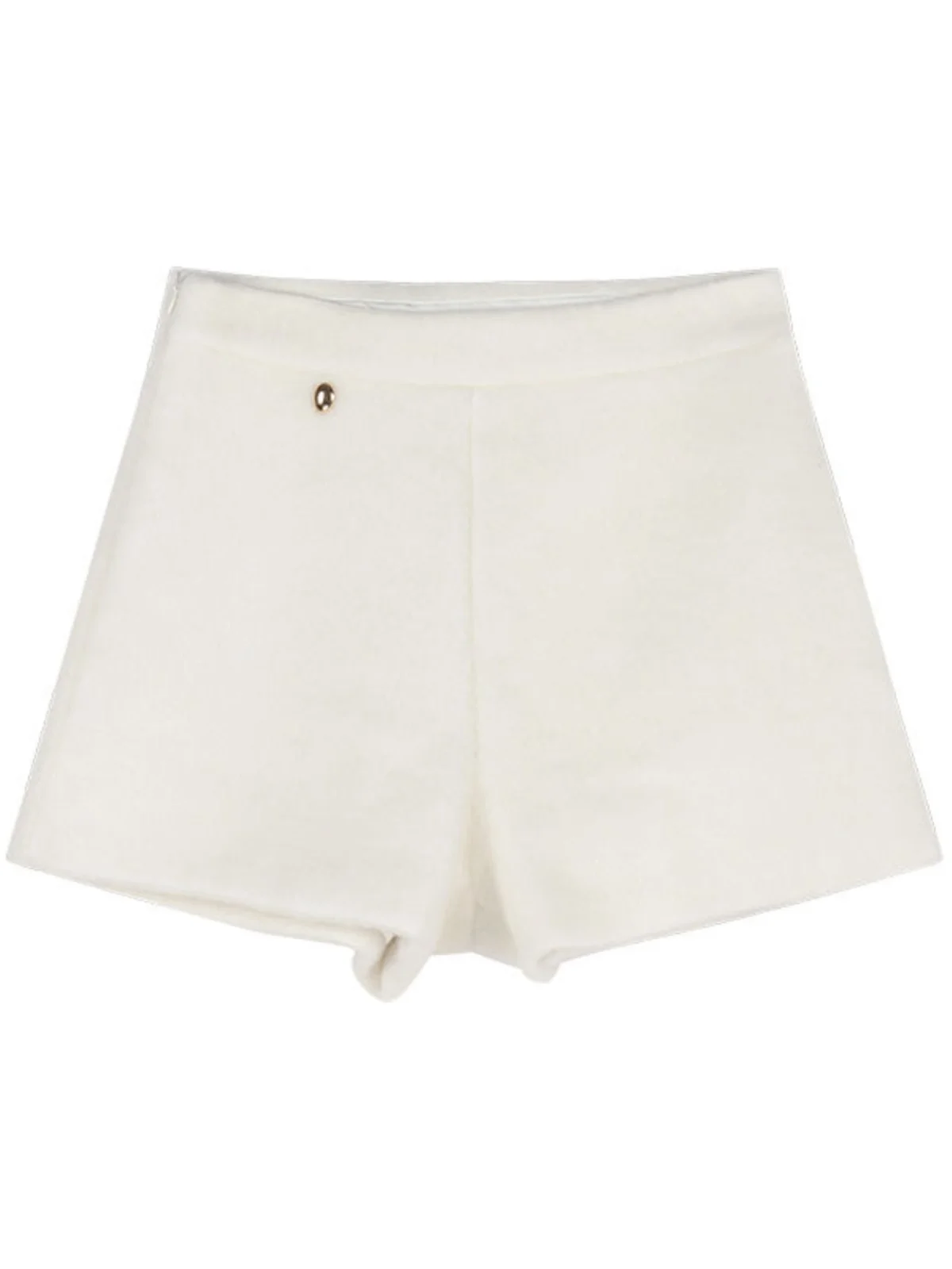 الكورية Sle لينة Plu مستقيم الساق سراويل تقليدية المرأة الشتاء عالية الخصر ضئيلة ألف خط orts حجم صغير السراويل البيضاء الساخنة #5