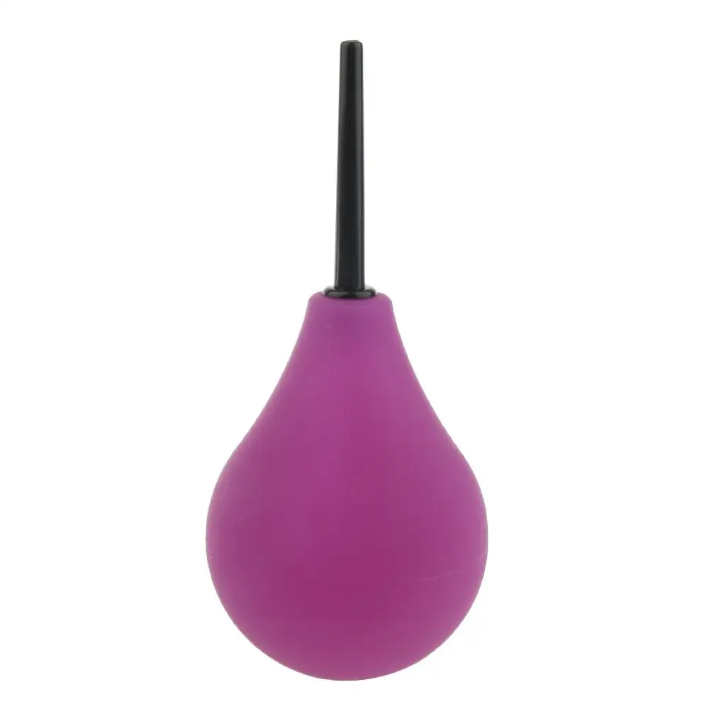 Leakproof Silicone Enema Bag Anal Douche Bulb Cleaner Clyster Pump for Safe Colon Hygiene