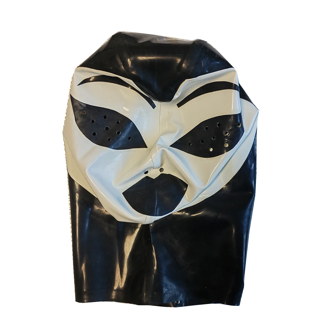 Masque Cosplay en Latex et Caoutchouc pour Homme et Femme, Boule de Barrage, Capuche JO, Pièce de Sauna Faite à la Main, Costumes RLM