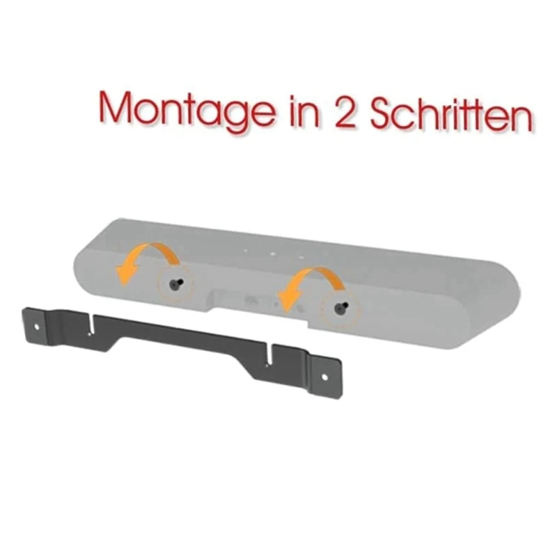 Soundbar Wall Mount Bracket Floating Style Mounting Bracket For Sonos Ray Soundbar Mount Wall Under TV