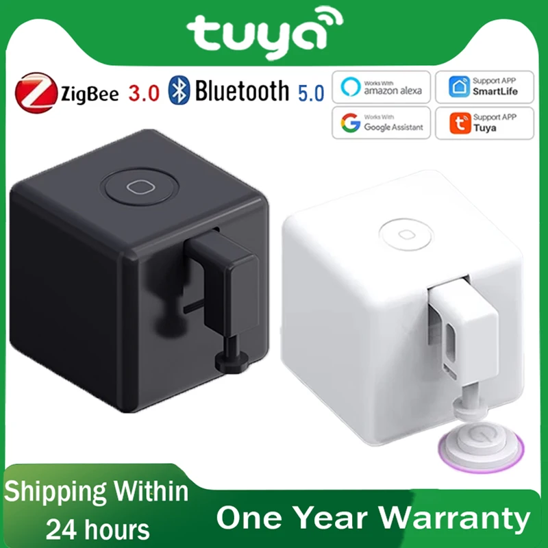 

Tuya Finger Robot Zigbee Bluetooth Fingerbot Plus CR2 battery version Robot Button Pusher Switch Bot Work With Smart Life App