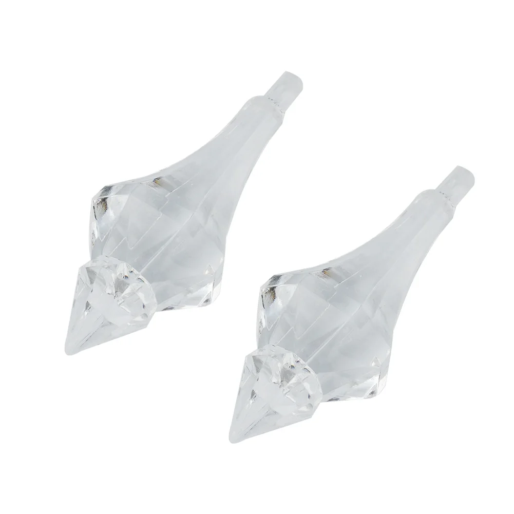 Home Decor Snowflake Snowflake 27Pcs/set Acrylic + Plastic Clear Color Hanging Pendant Plastic Wire Pointed Pendant