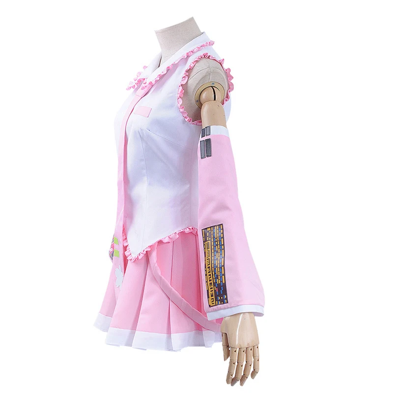 Japanese Costume Anime Miku Pink Cosplay Kawaii Sakura Figure Role-playing Dress Female Halloween Costume Gift