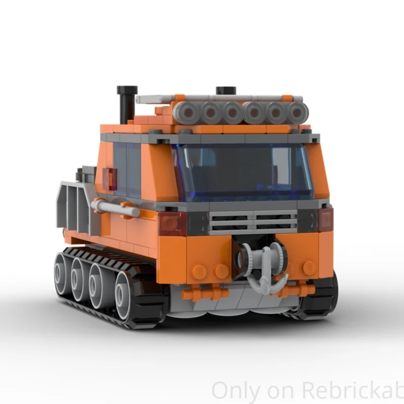 MOC-247028 Arctic Truck Bouwsteen Trailer Voertuigmodel Bouwstenen Serie Modulair Auto Speelgoed Creativiteit Steentjes 269 Stuks