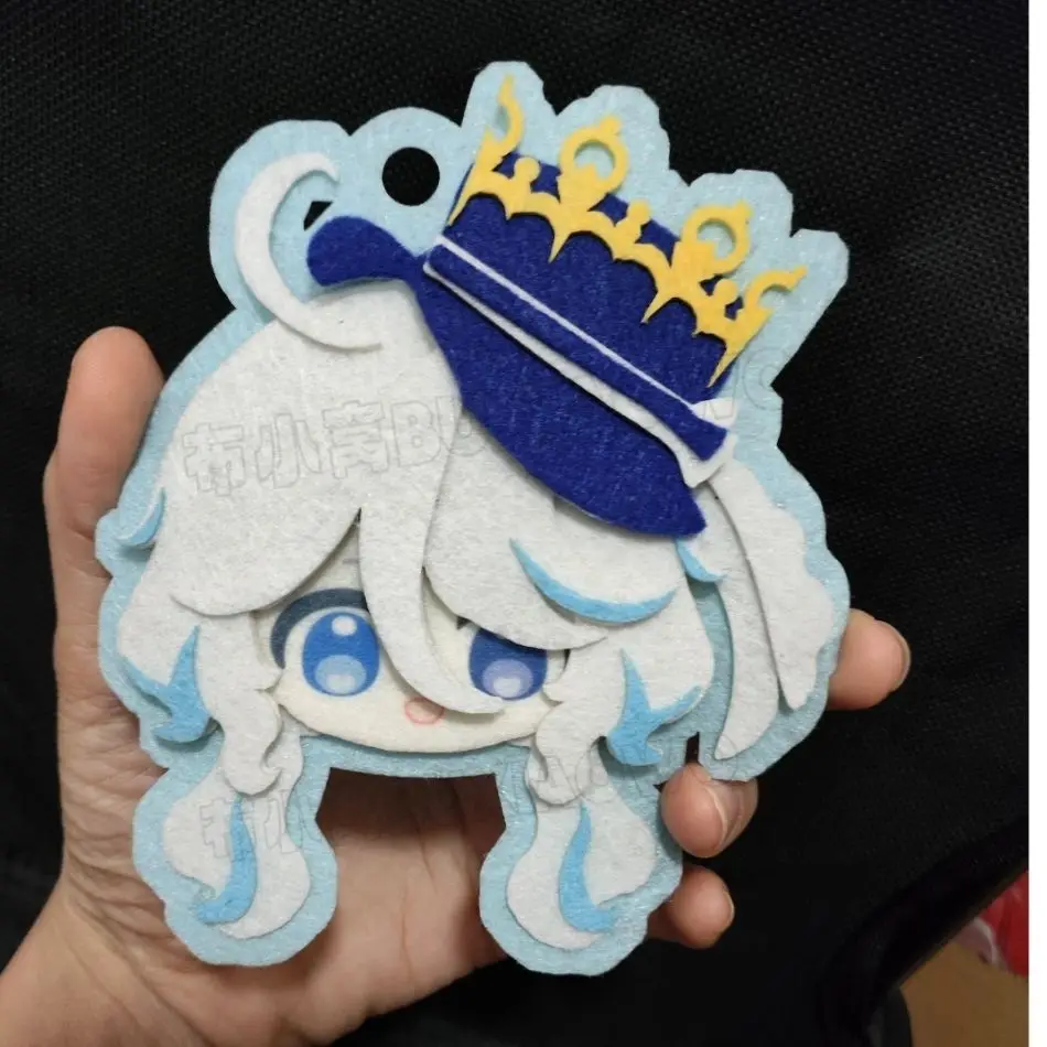 Genshin Impact Furina Q-versies Cool non-woven tas charme hanger widget kerstbal sieren kerstcadeau