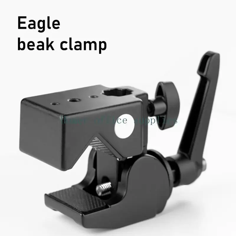 

K43B Double Headed Aluminum Photography Clamp 2.1" Jaw Grip 15kg Load Studio Tool