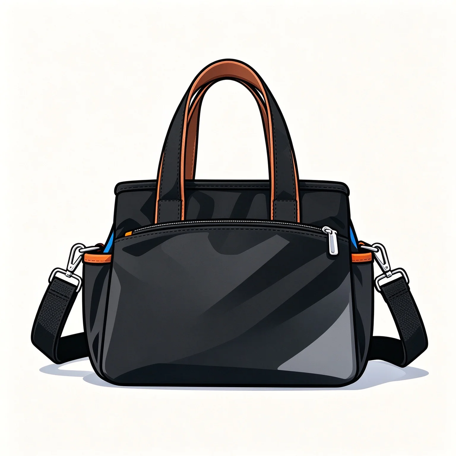 Women Luxury Designer Brand Tote Bag Large Capacity PU Leather Inner Partition Pocket Office Work Daily Shopping Handbag