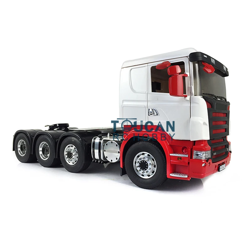 LESU 1/14 Scale 8*8 Painted RC Cabin Set Servo Motor Gearbox Remoted Vehicle Tractor Truck Car Toys Model THZH0537