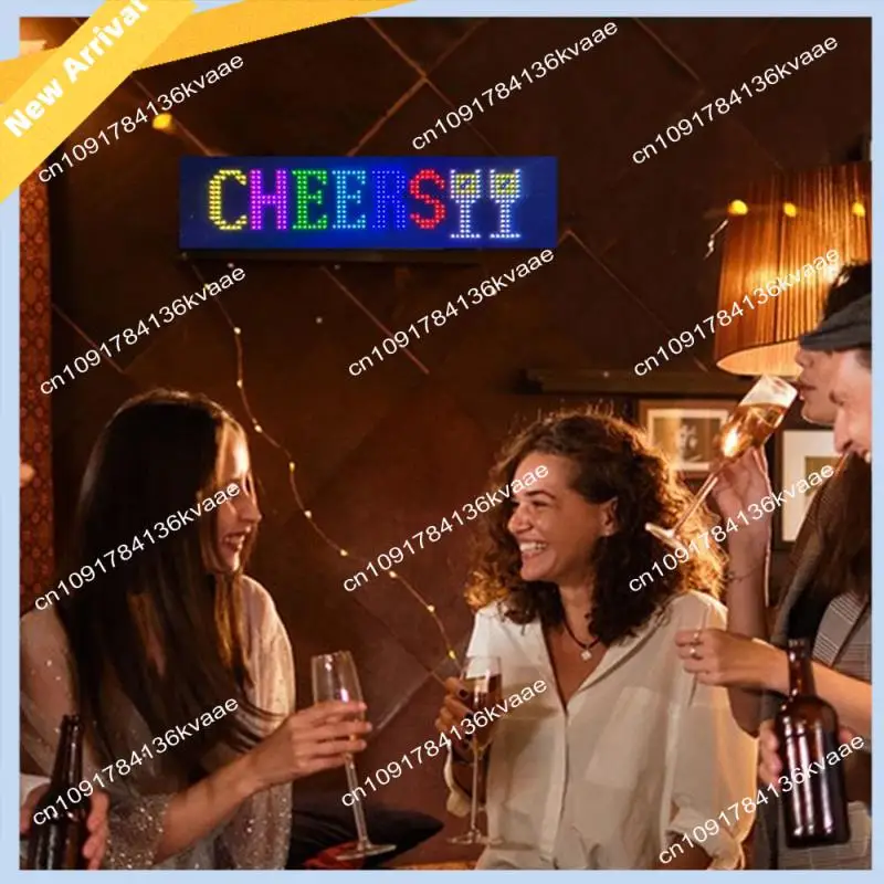 M01K LED-Matrix-Panel, programmierbarer flexibler Bildschirm, IP65, Anzeige, Animation, Nachricht, Scrollschild, APP-Steuerung, Autos, Shop-Bar