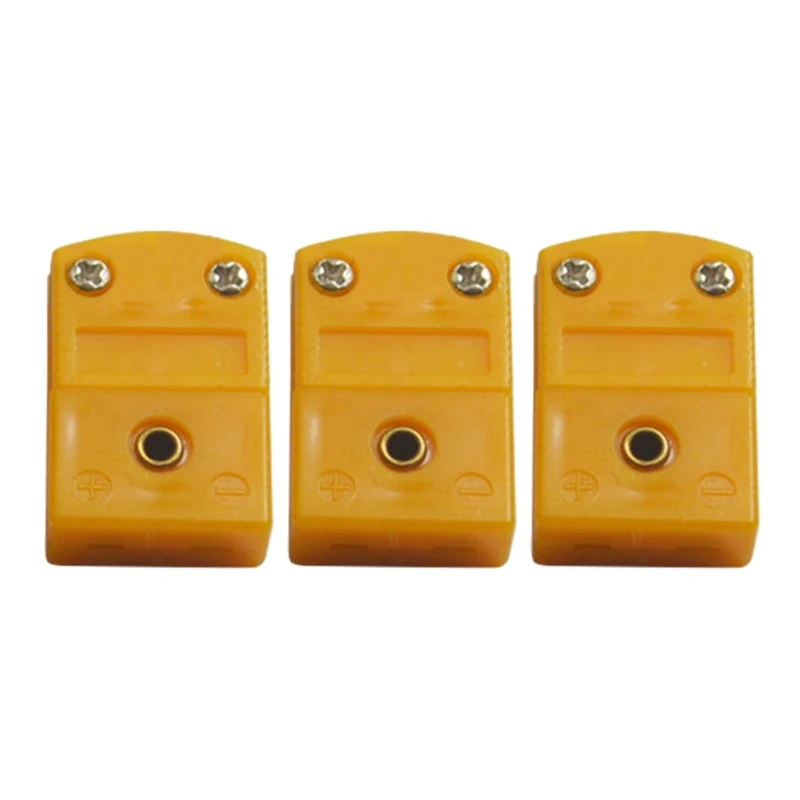 10 Uds. Conector Cable adaptador enchufe termopar macho tipo K, conectores Cable, juego enchufes en