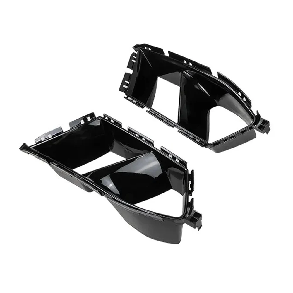 

Suitable 21-24 for BMW G80 M3 G82 G83 M4 front bumper modified MP model fog lamp frame Bright black