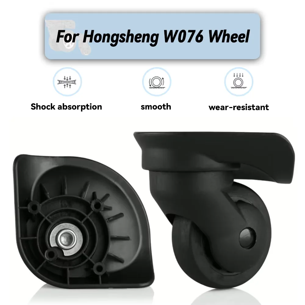 

For Hongsheng W076 Universal Wheel Replacement Suitcase Rotating Smooth Silent Shock Absorbing Wheel Accessories Wheels Casters