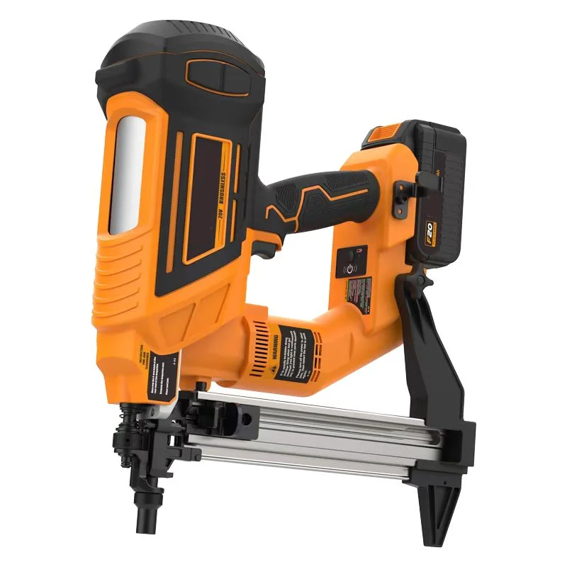 

Professional Cordless 22 Caliber Concrete Nail Gun 30° Framing Nailer for Wood Steel DIY Lithium Battery Powered Metal Tool