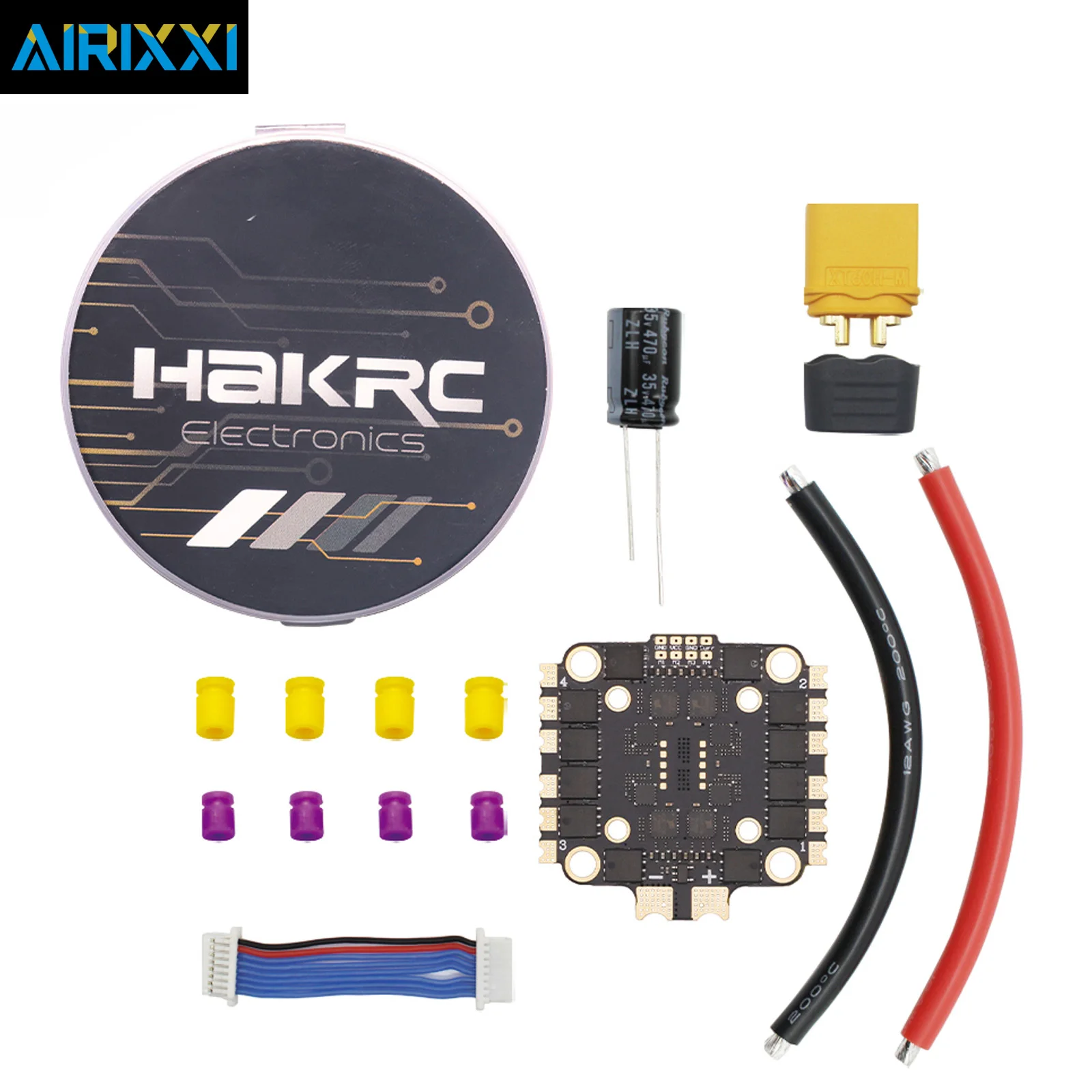 8B50A 4 In 1 50A Fpv Esc Blheli‑S 2‑6S Lipo Dshot 150/300/600 Dual Mounting Hole For FPV Racing Drone Quadcopter Accessory