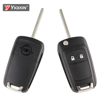 YIQIXIN 2 Button Fit For Buick OPEL VAUXHALL Zafira Astra Insignia Holden Remote Car Key Shell Fob Cover Case Flip HU100 Blade