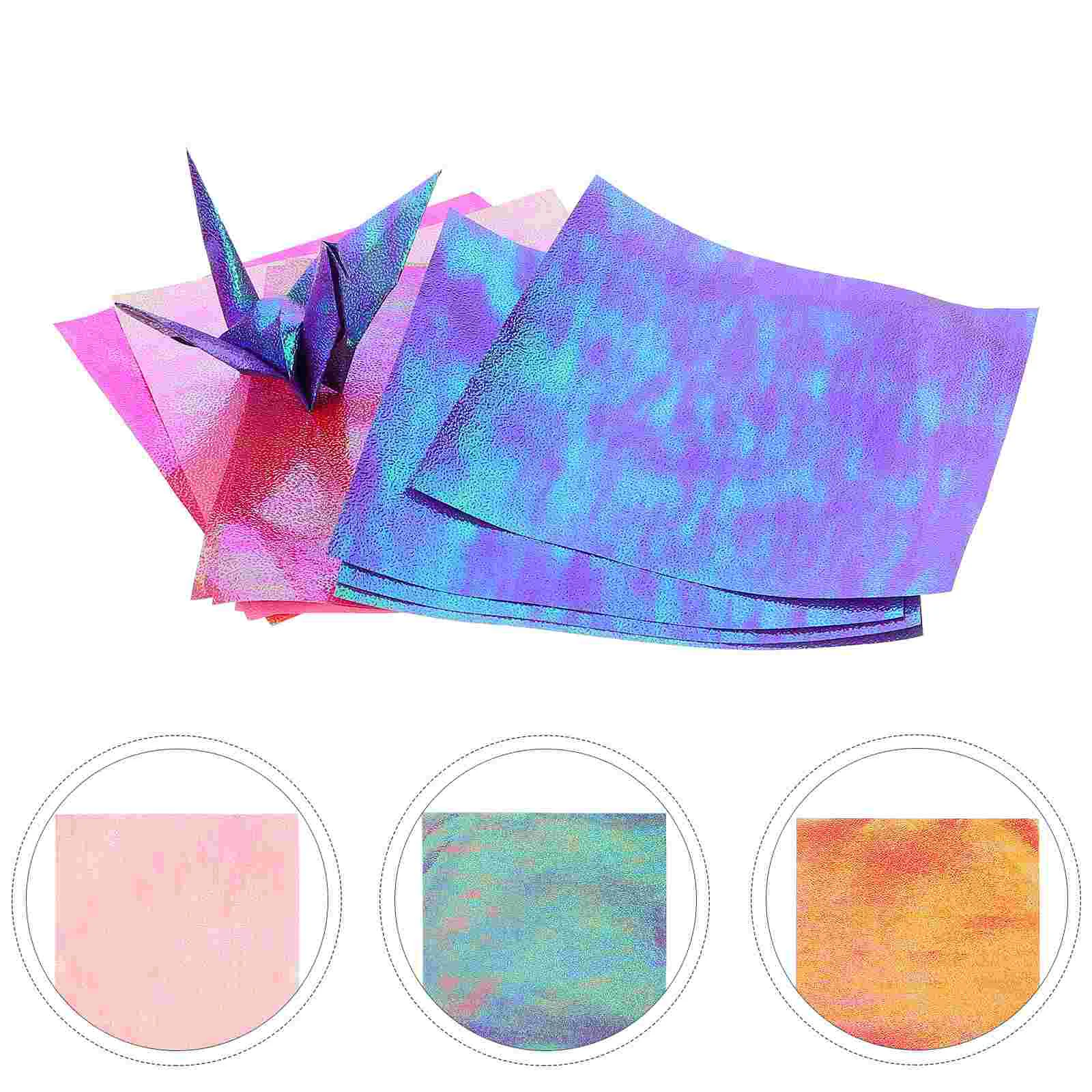 12 Sheets Glitter Origami Paper Square Sheets Vivid Colors for and Crafts Projects square paper sheet