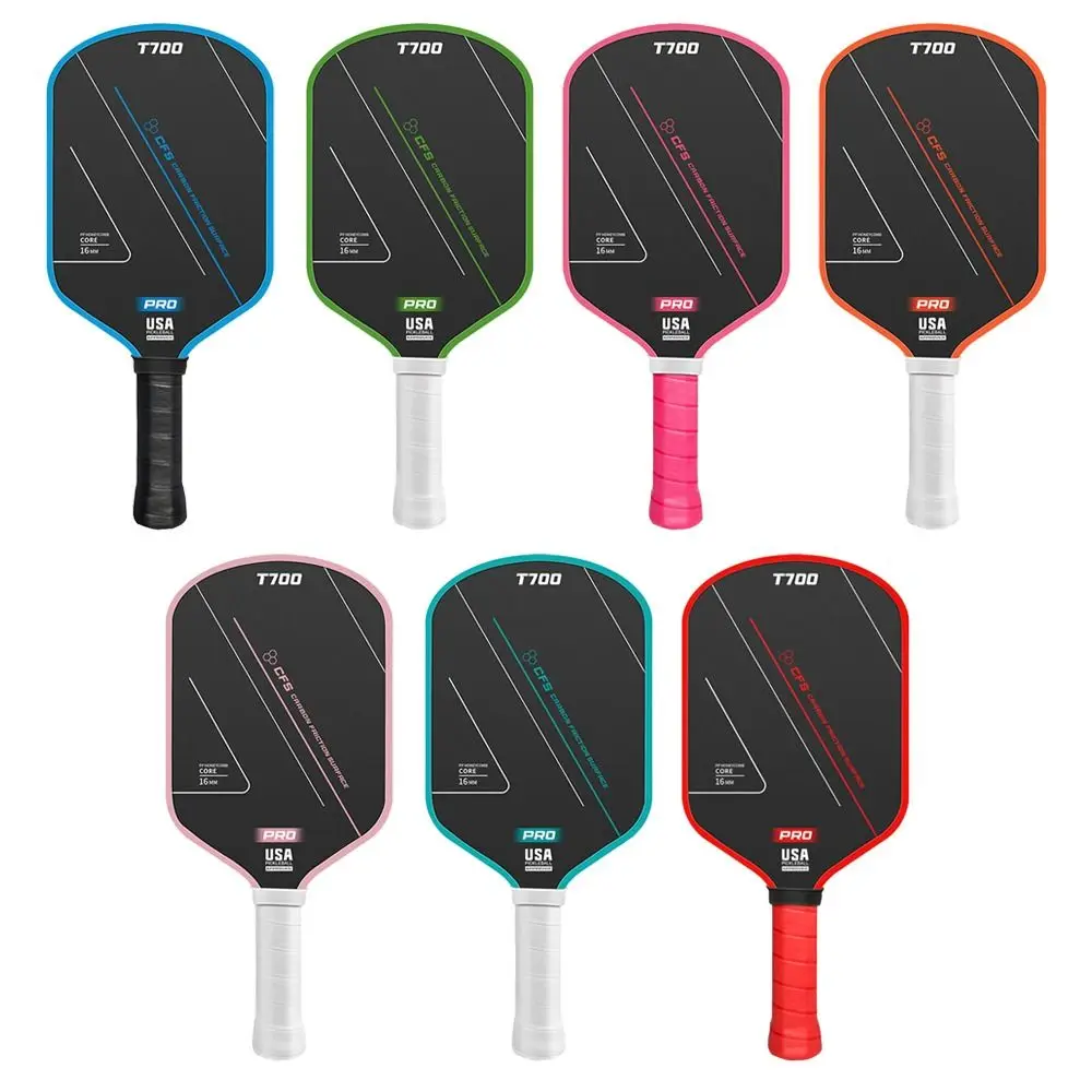 

Durable T700 Pickleball Paddle Carbon Fiber 16mm Pickle Ball Paddle High-quality Lightweight Game Supplies for Men Women