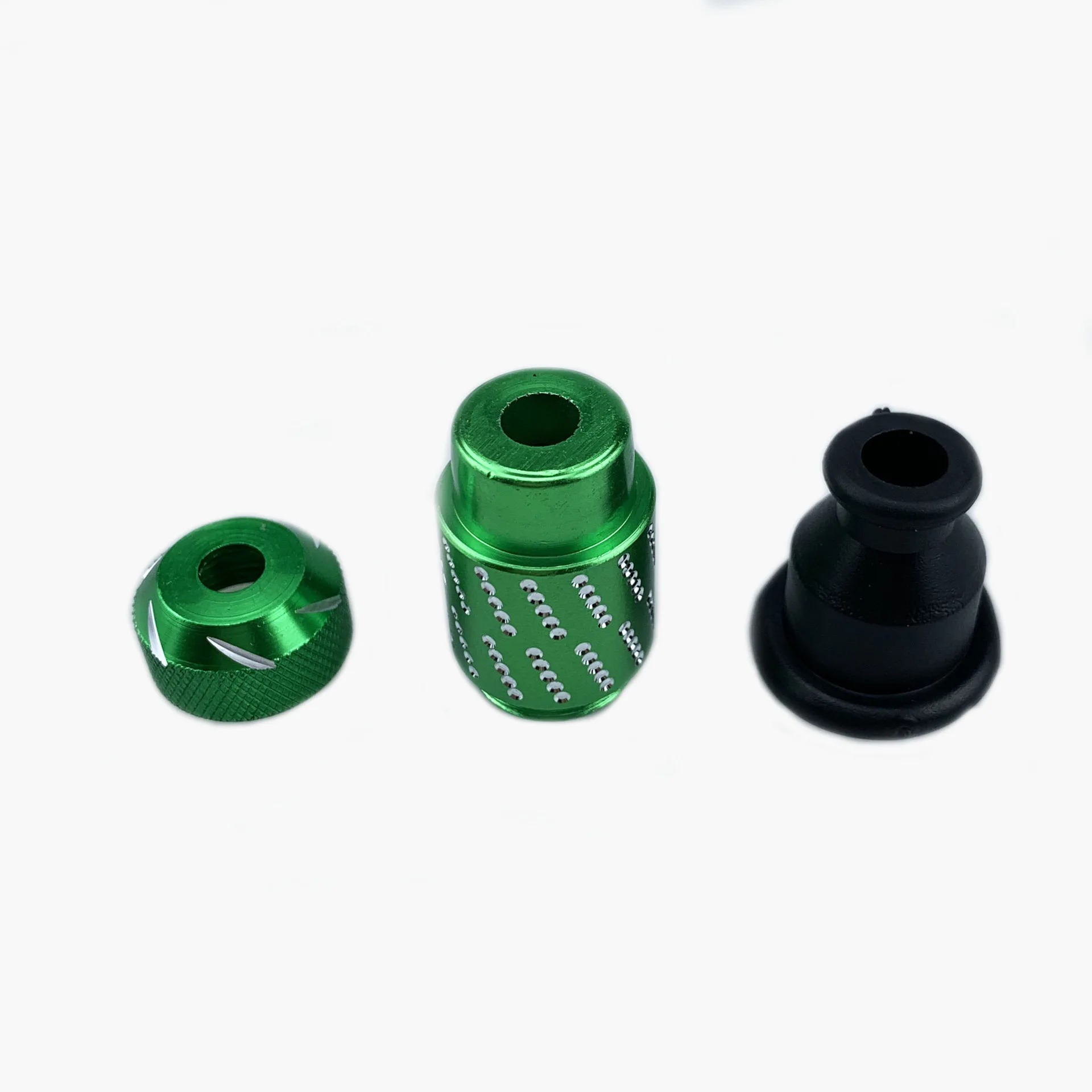 Aluminum Alloy Nipple Tobacco Smoking Accessories with Rubber Mouthpiece Mini Party Pipe