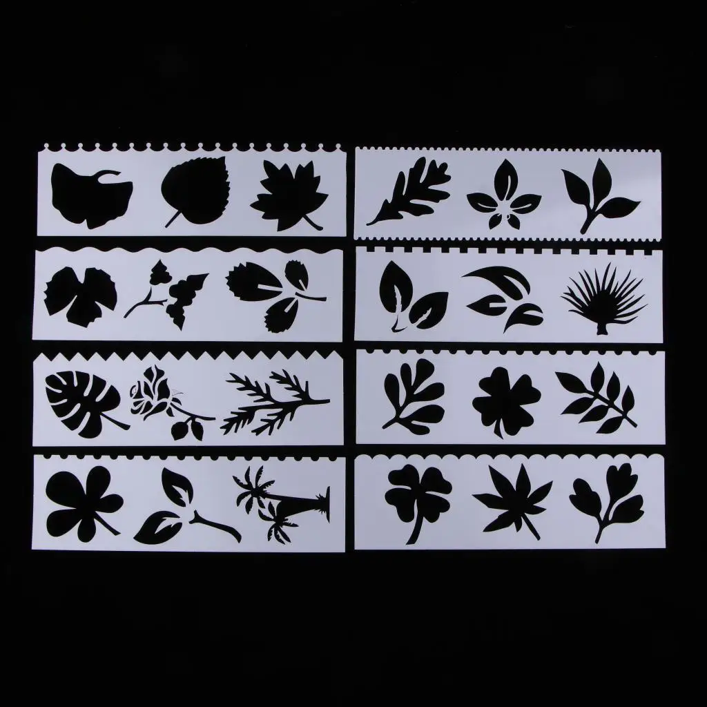 Kids Drawing Stencils, 8Pc Mixed Template Set