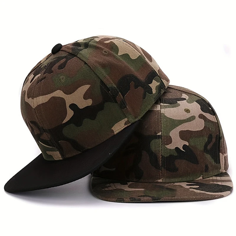 Unisex Light Plate Camouflage Hip-hop Hats Spring Autumn Outdoor Adjustable Casual Baseball Caps Sunscreen Hat