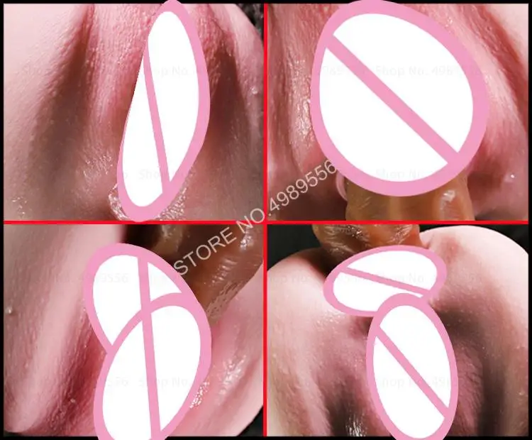 Sex Toys for Men 3D Realistic Artificial Vagina Pocket Pussy Real Vagina Sextoys Silicone Adult Product Male Masturbators Cup