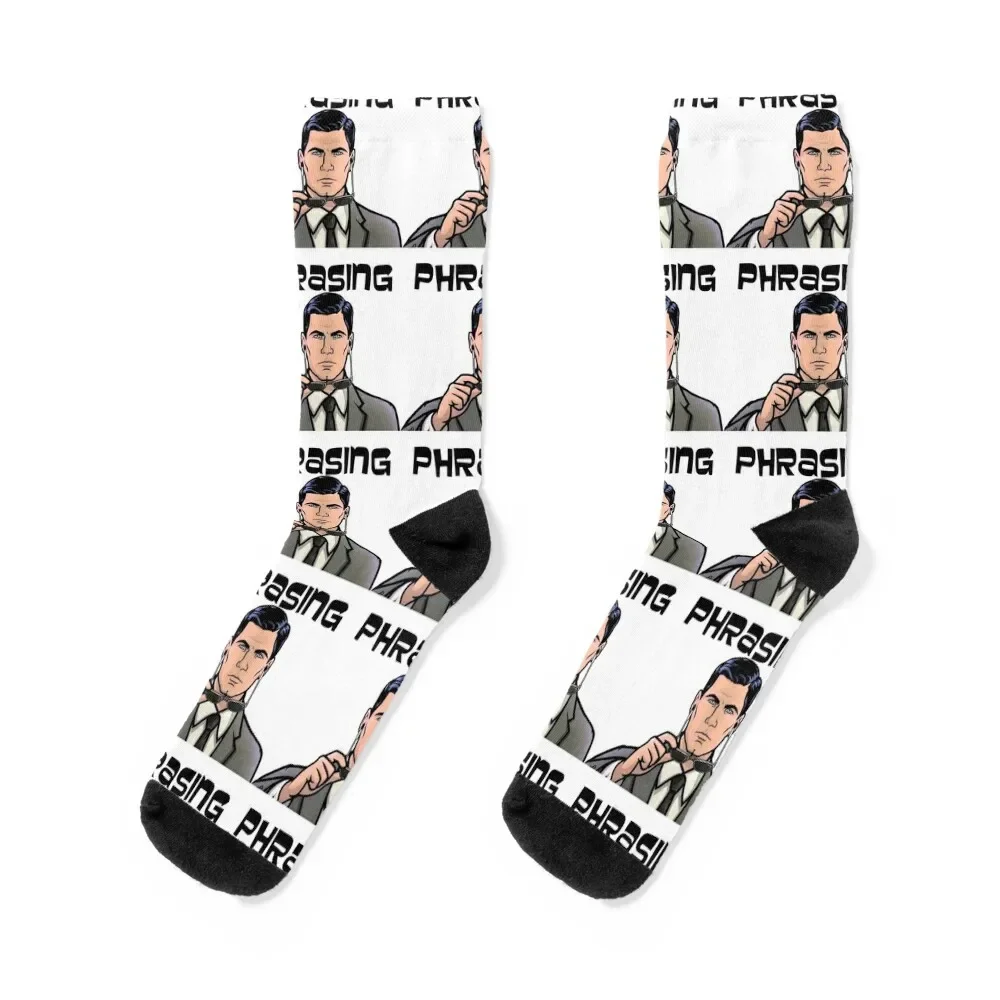 

Sterling Archer Phrasing Archer Phrasing Socks christmass gift Children's custom Antiskid soccer Socks Woman Men's