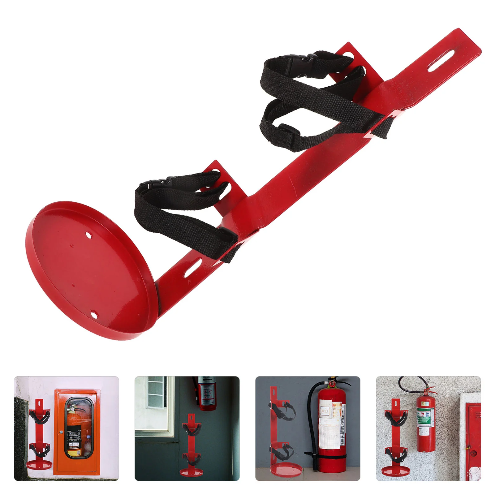 

Fire Extinguisher Vehicle Mounted Rack for Mounting Bracket Brackets 4350X1700X1650CM Wall Red Universal Holder