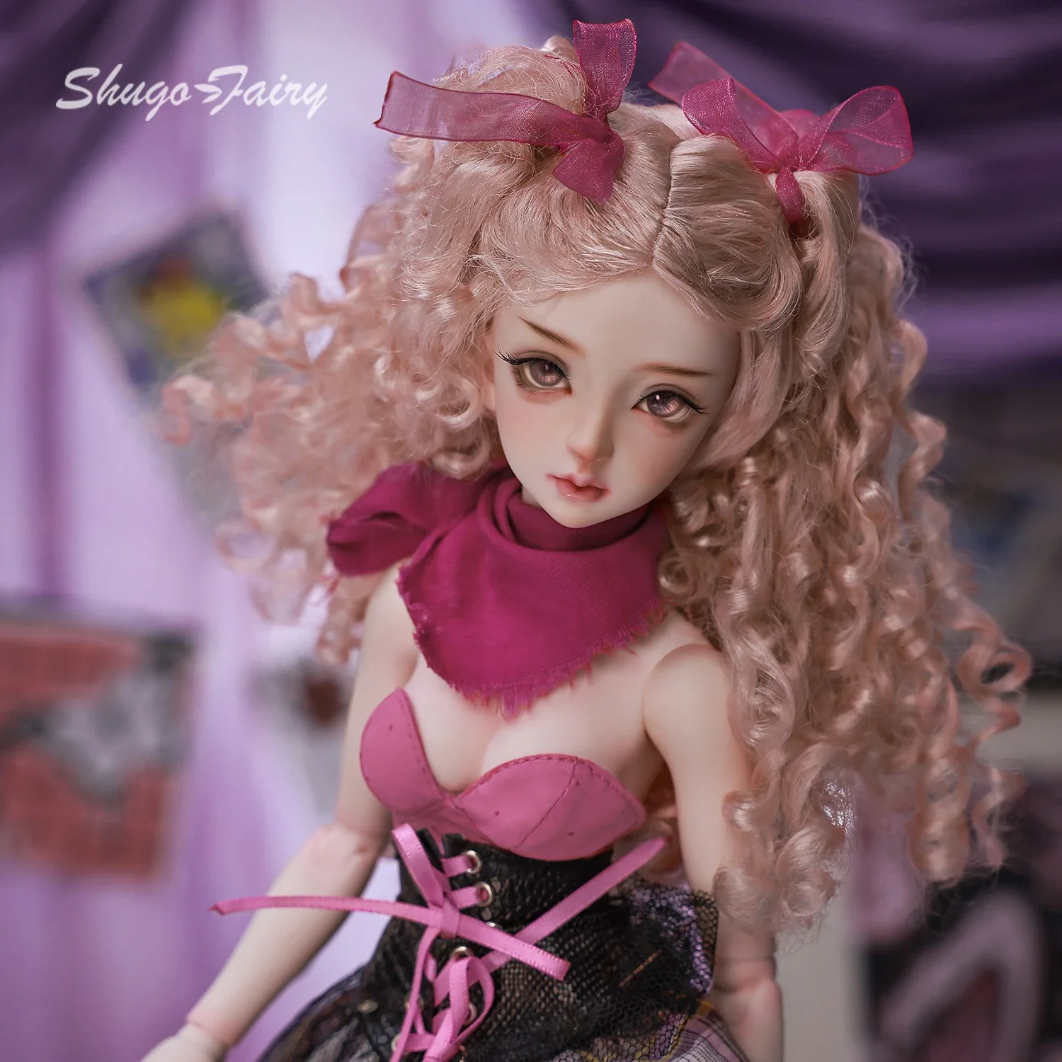 ShugaFairy Poppy Bjd 1/4 Doll Body Manga Girls Y2k Summer Punk Style Delicate Romantic Gift Movable BJD Dolls