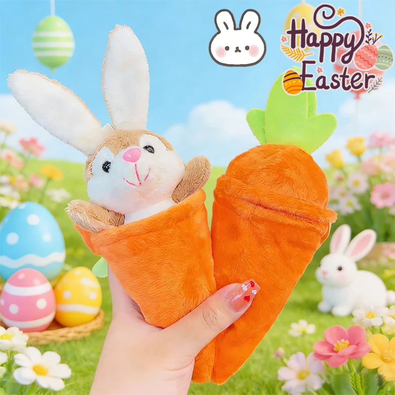 

1-20 шт. Пасхальный трансформируемый кролик-морковка, очаровательный кролик-кукла, подвеска для сумки, подарок на день рождения для детей