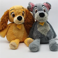 1piece Original Disney Movie Lady and the Tramp plsuh toy Standard Schnauzer Soft Doll children's doll Gift storage plush bag